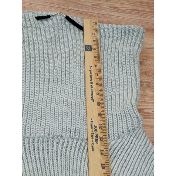 Leif Nelson Men's Sweater Light Gray Knit Shawl Collar Size XXL - Picture 3 of 15